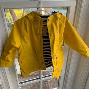 Toddler size 18-24 mo Gap yellow raincoat